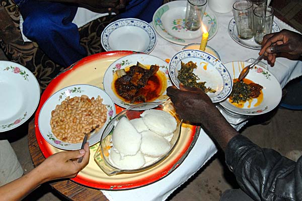 ザンビア家庭料理