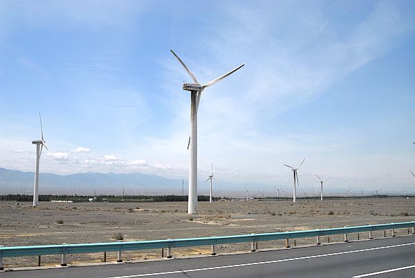 達坂城：風力発電