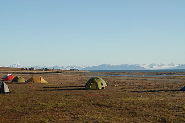 世界最北のキャンプサイト