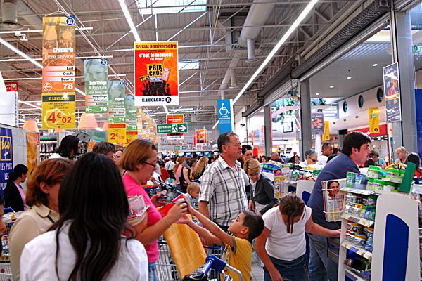 フランスのスーパーマーケット